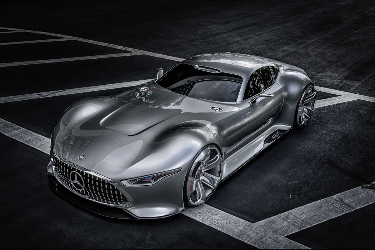 Mercedes AMG Vision Gran Turismo Front and Side