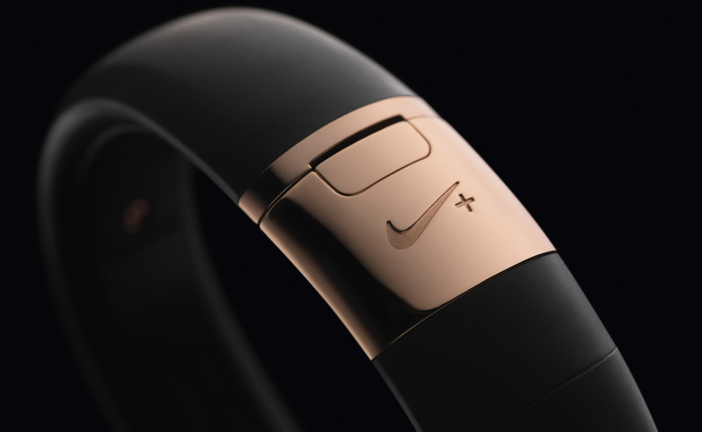 Nike+ FuelBand SE Rose Gold Detail Closeup