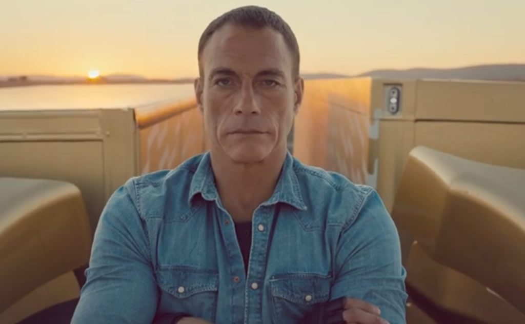 Jean Claude Van Damme Epic Split Between Volvo Trucks