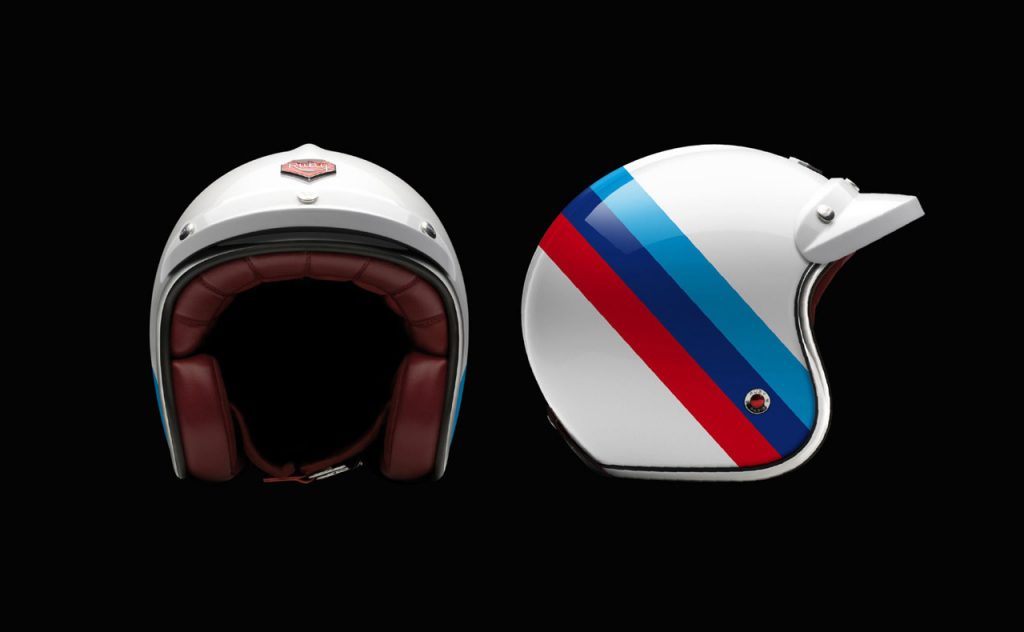 Munich 90 Collection Red White Blue Helmet without visor