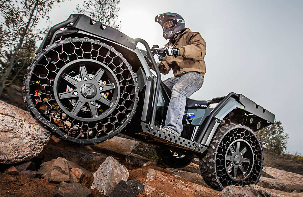 Polaris Sportsman WV850 H.O. ATV Driving Side View