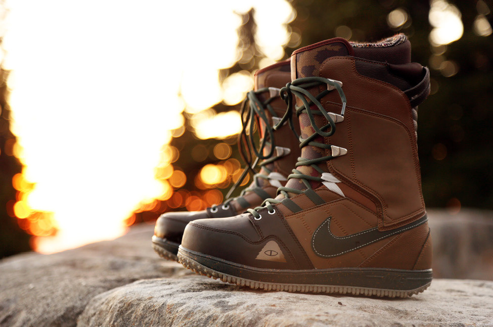 Poler Nike Vapen Snowboard Boots Side Sunset