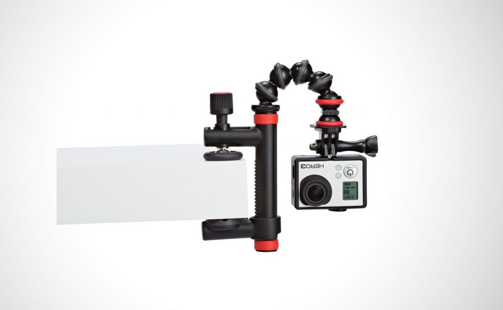 JOBY Action Clamp & GorillaPod Arm upside down