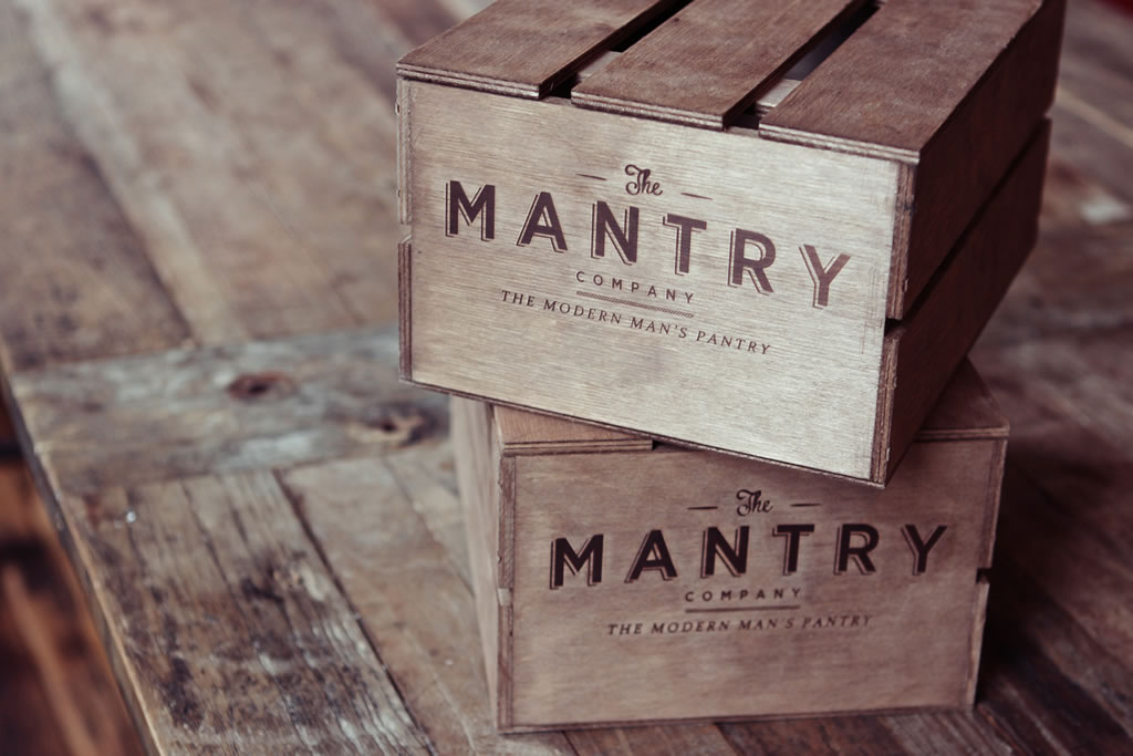 Mantry Modern Man's Pantry Crate