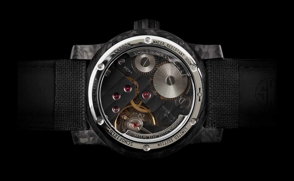 Schofield Blacklamp Carbon Watch Movement