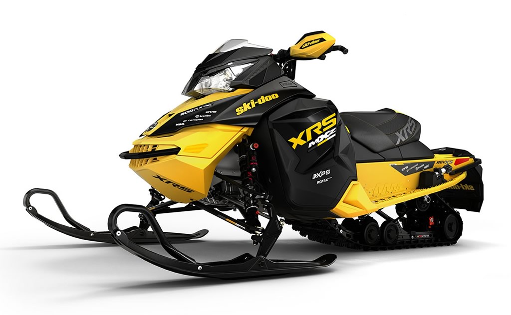 Ski-Doo MX Z X-RS Snowmobile front and side