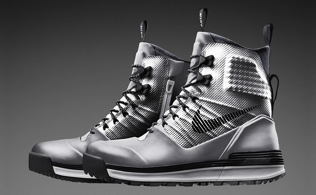 Nike Lunar Terra Arktos Silver Speed Super Bowl Boots side