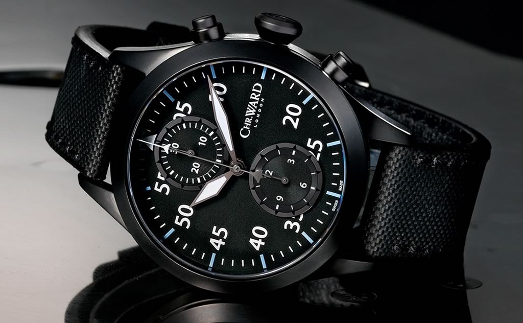 Christopher Ward C1000 Typhoon FGR4 Black Watch