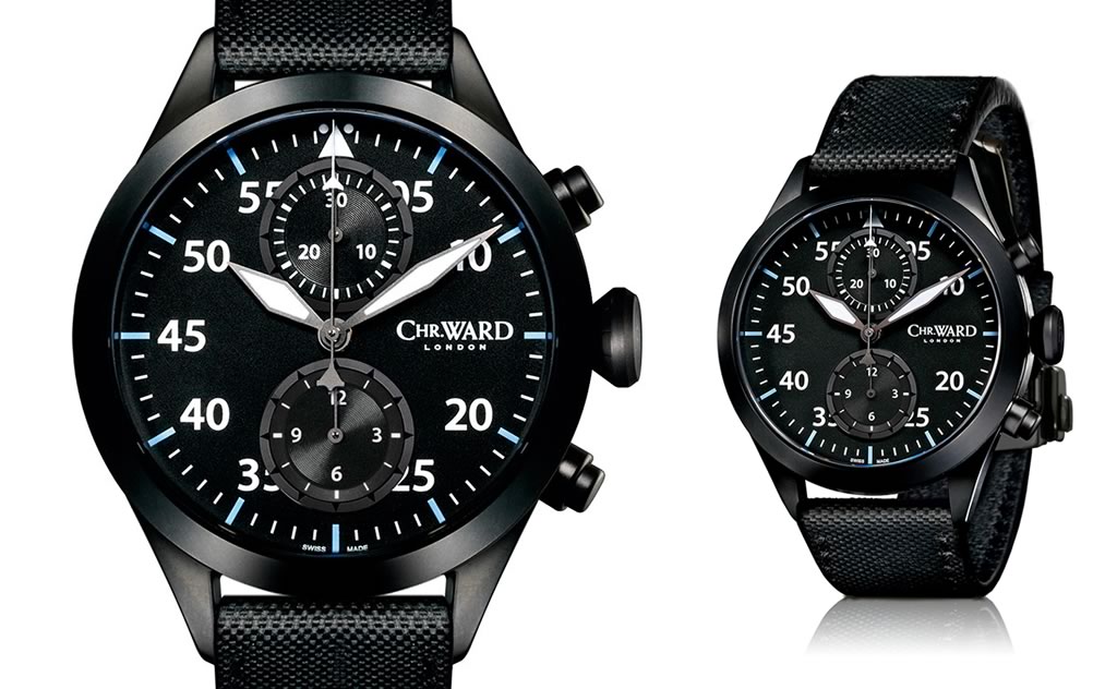 Christopher Ward C1000 Typhoon FGR4 Black Watch