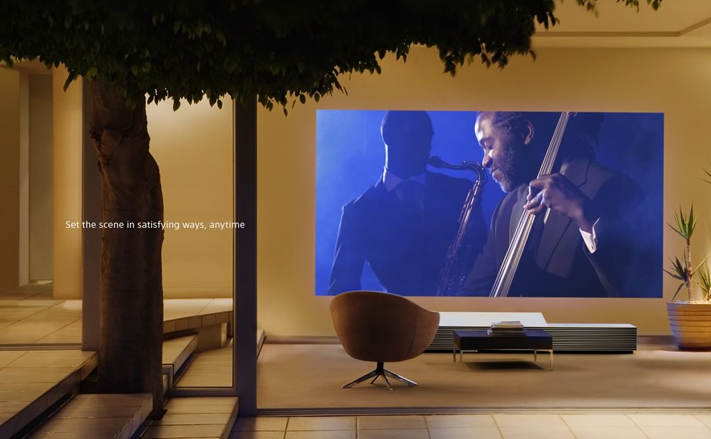 Sony 4K Short Throw Projector display