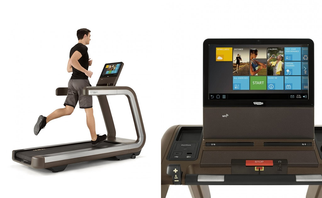 Technogym Google Glass Treadmill