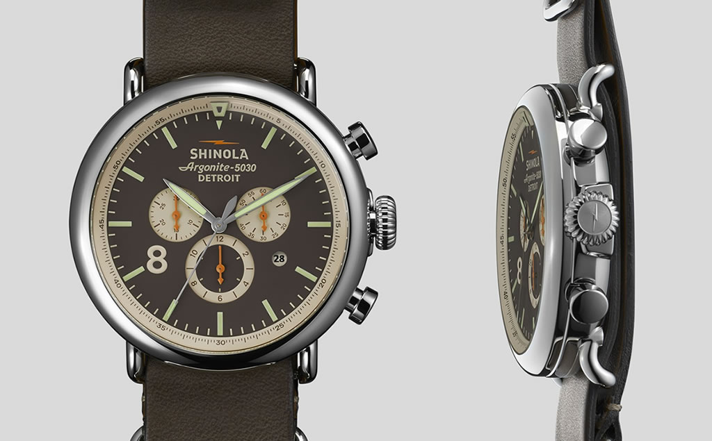 Shinola Runwell Contrast Chrono 47mm Watch